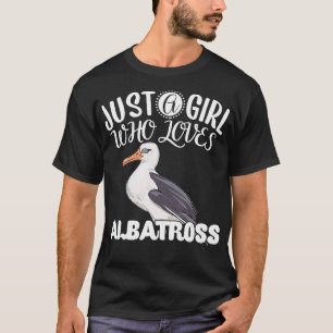 Nur ein Mädchen, das Albatross Girl Children Baby T-Shirt