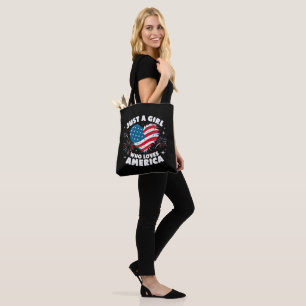 Nur ein Mädchen, das Amerika liebt Patriotisch 4.