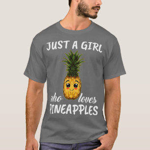 Nur ein Mädchen, das Ananas Liebe 1 T-Shirt