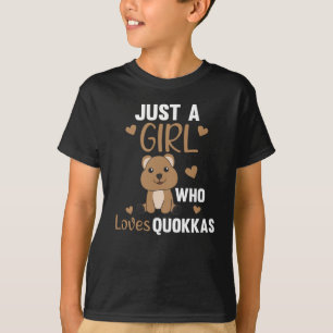 Nur ein Mädchen, das andere Lieben süße Otter hat T-Shirt