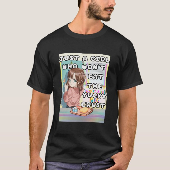 Nur ein Mädchen, das Anime Funny Parody Lieben Iro T-Shirt (Vorderseite)
