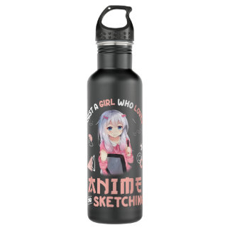 Nur ein Mädchen, das Anime Liebe und Geschenkartik Edelstahlflasche