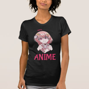 Nur ein Mädchen, das Anime Merch Stuff Teenage Gi T-Shirt