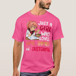 Nur ein Mädchen, das Anime Ramen Liebe, die Japane T-Shirt