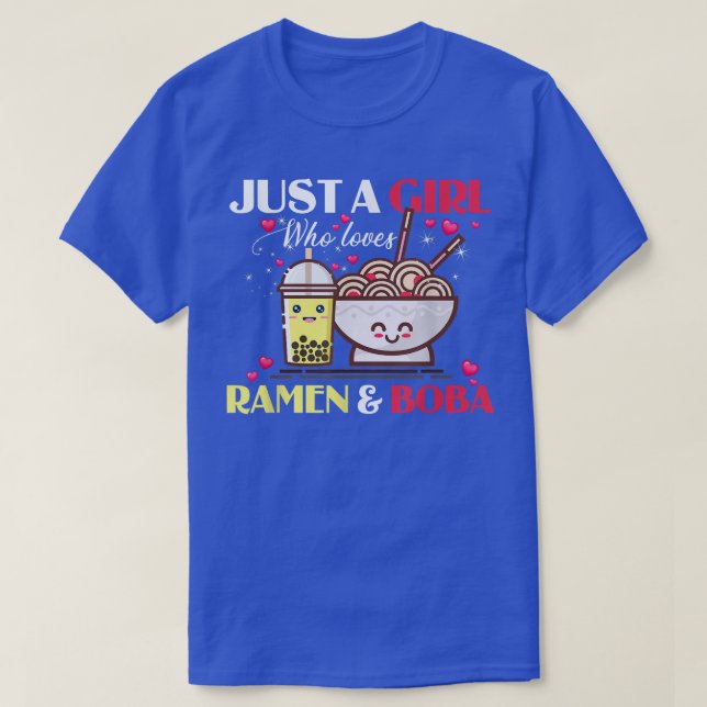 Nur ein Mädchen, das Anime und Boba Bubble Tee Lie (Design vorne)