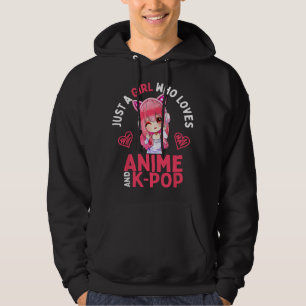 Nur ein Mädchen, das Anime und KPop Merch K Pop G Hoodie