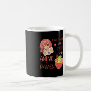 Nur ein Mädchen, das Anime und Ramen Japan Anime L Kaffeetasse