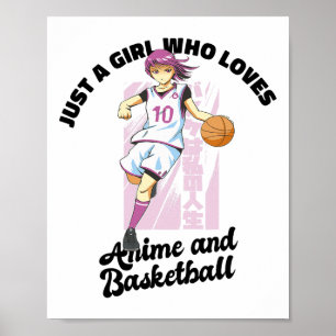 Nur ein Mädchen, das Anime und Sketch Liebe Spiele Poster