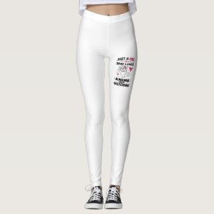 Nur ein Mädchen, das Anime- und Sketching-Girls  Leggings