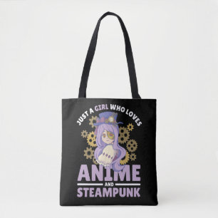 Nur ein Mädchen, das Anime und Steampunk Liebe
