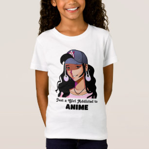 Nur ein Mädchen, das Anime zugeschrieben wurde T-Shirt