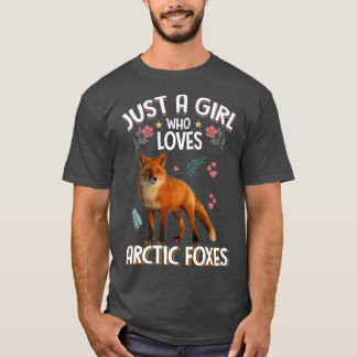 Nur ein Mädchen, das Arktis Lieben gibt Premium T-Shirt