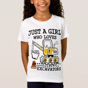 Nur ein Mädchen, das Ausgrabungen Liebe Retro-Bagg T-Shirt