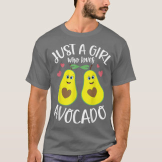 Nur ein Mädchen, das Avocado Lieben Vegan Guac Fru T-Shirt