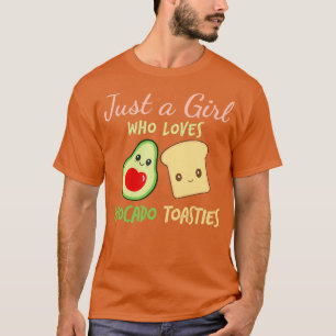 Nur ein Mädchen, das Avocado Toasos Lieben T-Shirt