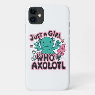 nur ein Mädchen, das Axolotl liebt Case-Mate iPhone Hülle
