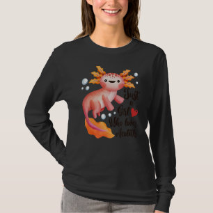 Nur ein Mädchen, das Axolotls Liebe Watercolor Axo T-Shirt
