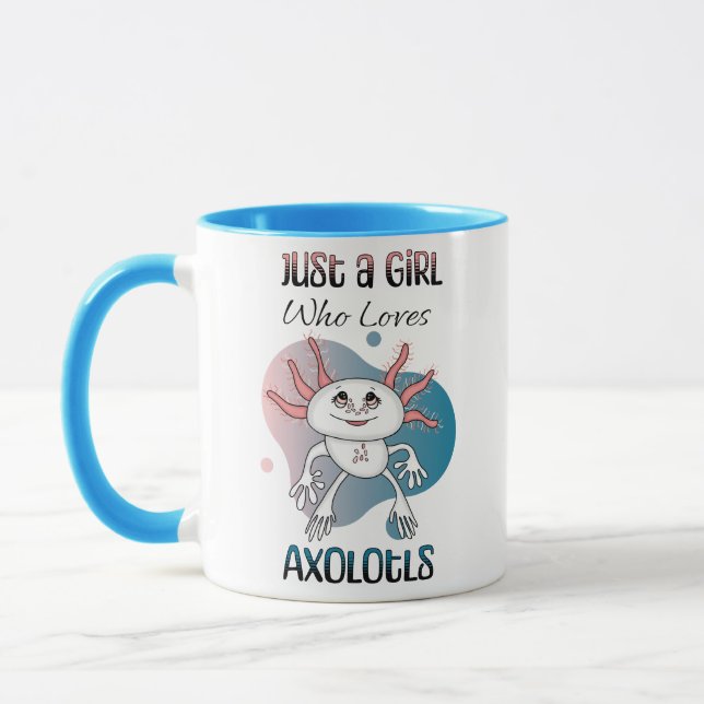 Nur ein Mädchen, das Axolotls Lieben Tasse (Links)