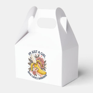 Nur ein Mädchen, das Bananen Liebe Geschenkschachtel