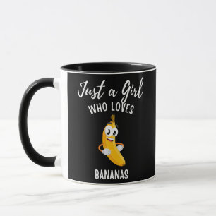 Nur ein Mädchen, das Bananen Liebe Tasse