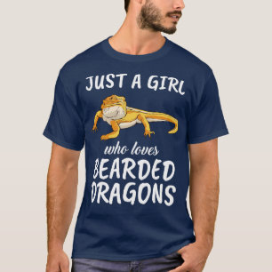 Nur ein Mädchen, das bärtige Drachen Liebe 1 T-Shirt