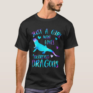 Nur ein Mädchen, das bärtige Drachen Liebe, Niedli T-Shirt