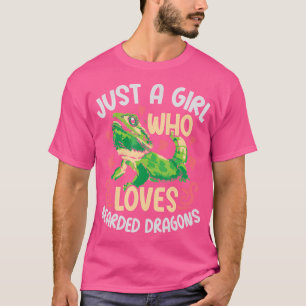 Nur ein Mädchen, das bärtige Drachen Liebe T-Shirt