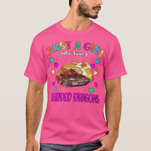 Nur ein Mädchen, das bärtige Drachen Liebe T-Shirt