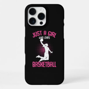 Nur ein Mädchen, das Basketball Kids Mädchen liebt iPhone 16 Pro Max Hülle