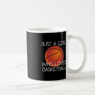 Nur ein Mädchen, das Basketball Liebe Ball Player Kaffeetasse