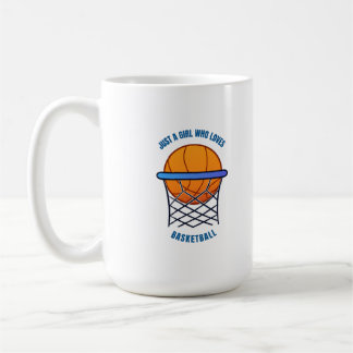 Nur ein Mädchen, das Basketball Liebe Kaffeetasse