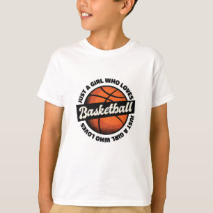NUR EIN MÄDCHEN, DAS BASKETBALL LIEBEN T-Shirt