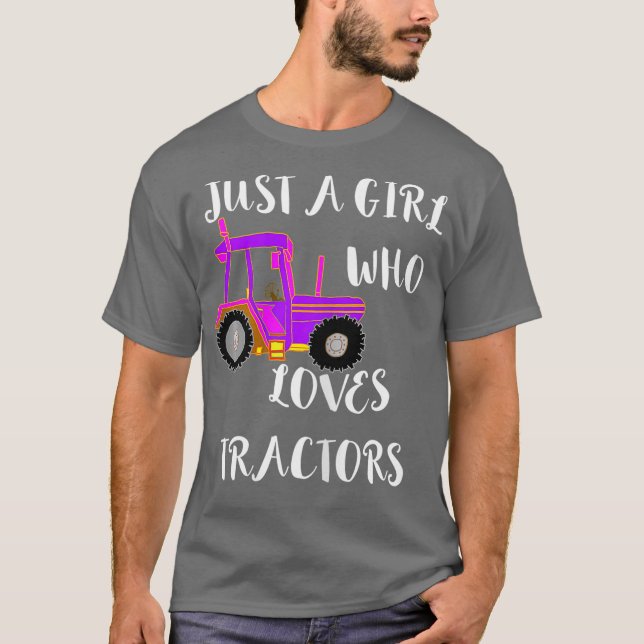 Nur ein Mädchen, das Bauer-Liebe T-Shirt (Vorderseite)