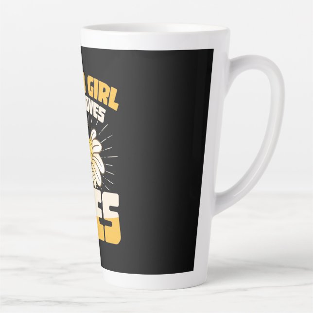 Nur ein Mädchen, das Bienen Liebe Milchtasse (Rechts)