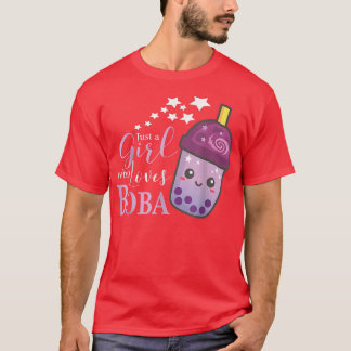 Nur ein Mädchen, das Boba I Bubble Tee Lieben Boba