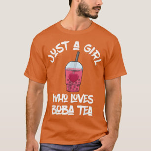 Nur ein Mädchen, das Boba Tea Kawaii Liebe Bubble T-Shirt
