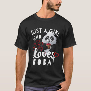 Nur ein Mädchen, das Boba Tea Liebe Niedlich Kawai T-Shirt