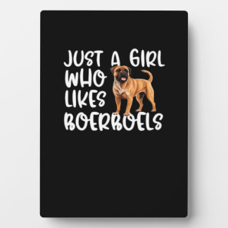 Nur ein Mädchen, das Boerboels Classic T-Shirt lie Fotoplatte
