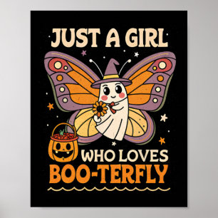 Nur ein Mädchen, das Boo-terfly Butterfly Ghost H Poster