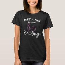 Nur ein Mädchen, das Bowling Funny Geschenk 