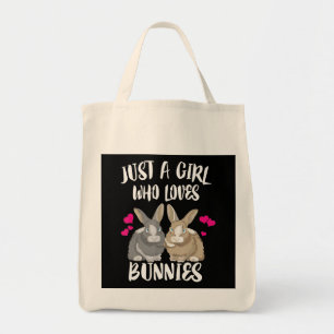 Nur ein Mädchen, das Bunnies Lieben   Bunny Lover Tragetasche