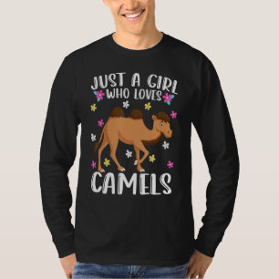 Nur ein Mädchen, das Camels Camel Liebe T-Shirt