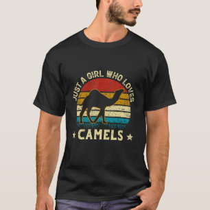 Nur ein Mädchen, das Camels Camels Liebe T-Shirt