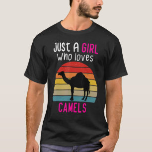 Nur ein Mädchen, das Camels Niedlich Camel Girl Vi T-Shirt