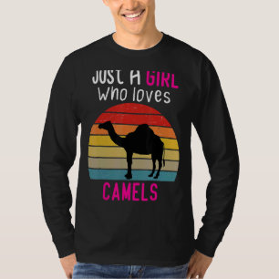 Nur ein Mädchen, das Camels Niedlich Camel Girl Vi T-Shirt