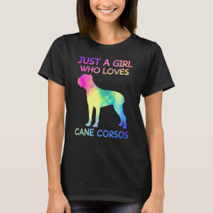 Nur ein Mädchen, das Cane Corsos Funny Cane Corso T-Shirt