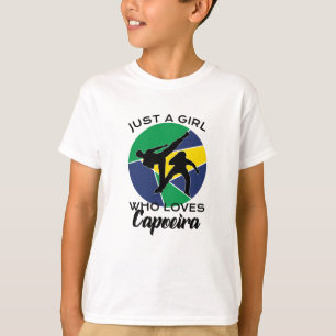 Nur ein Mädchen, das Capoeira T-Shirt