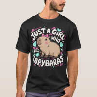 Nur ein Mädchen, das Capybaras Nagetiere Frauen Mä