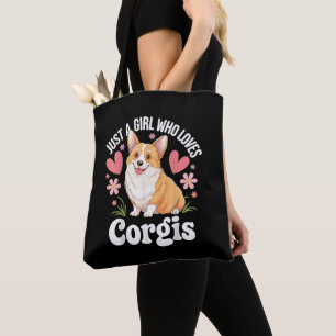 Nur ein Mädchen, das Corgis liebt