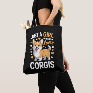 Nur ein Mädchen, das Corgis liebt